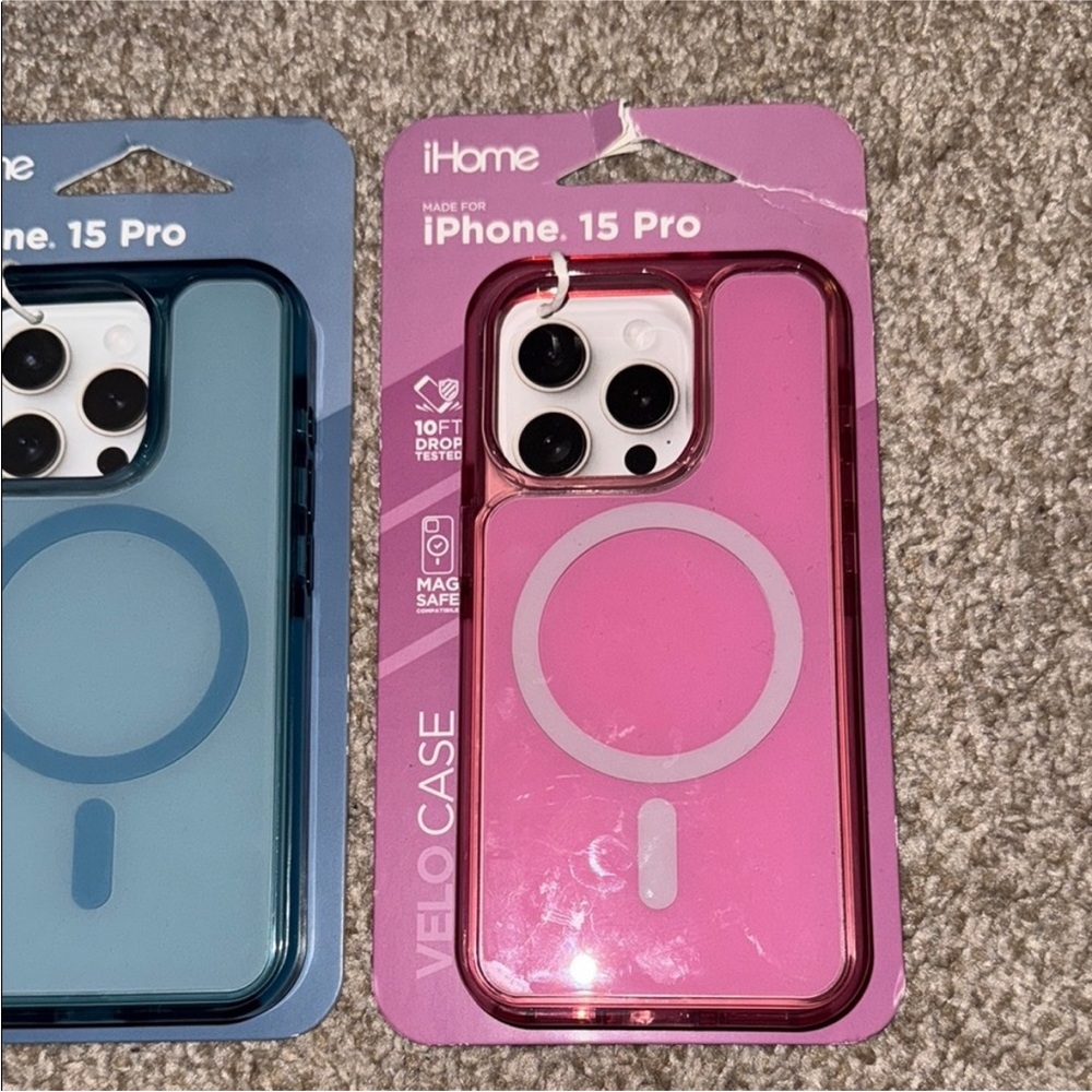 iHome VeloCase for iPhone 15 Pro - Teal and Magenta - Picture 5 of 5